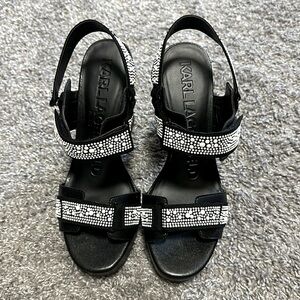 Karl Lagerfeld high heels